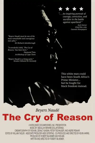 Poster for The Cry of Reason: Beyers Naude – An Afrikaner Speaks Out